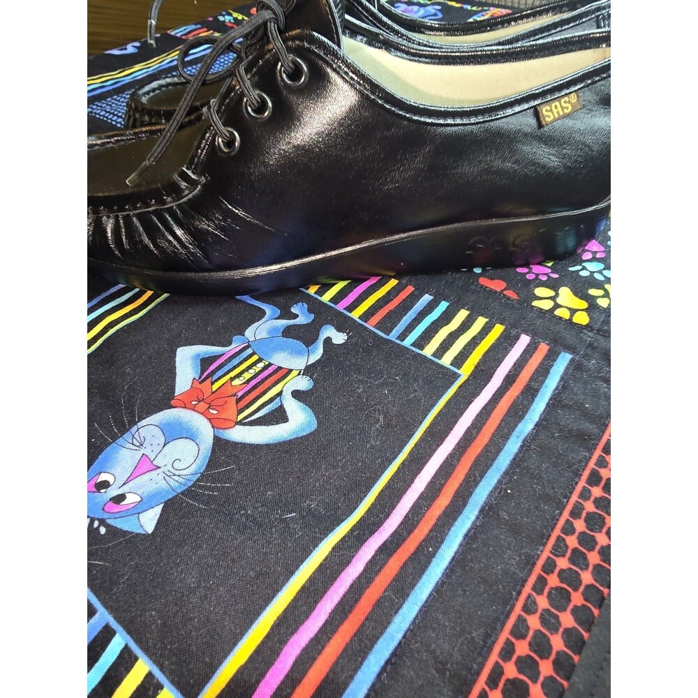 Womens SAS 7.5 Narrow bounce black shoes - Picture 6 of 8